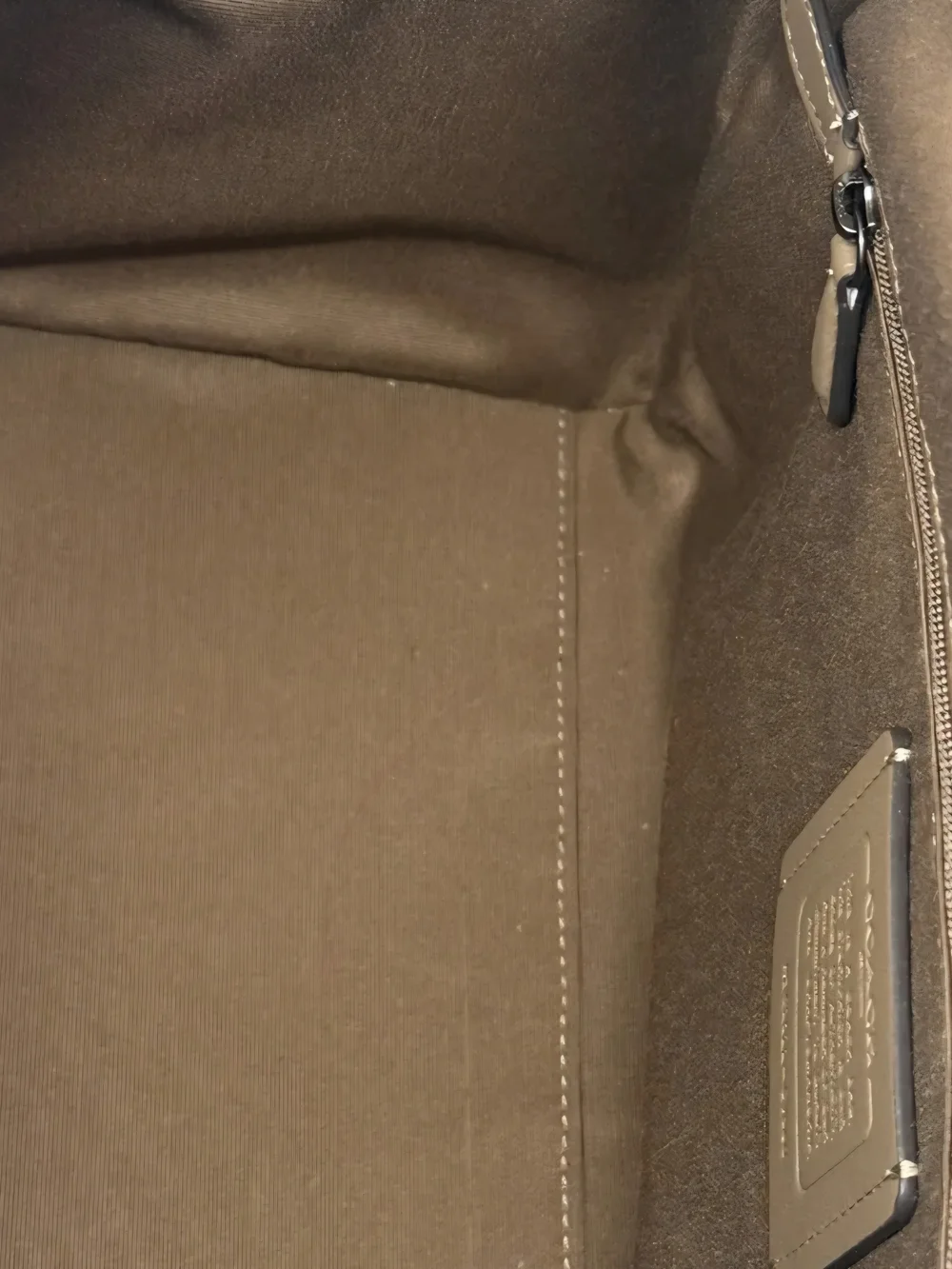 Coach Pebbled Leather Satchel in Grey Stone